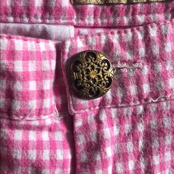 Pink and white checkered shorts - Picture 4 of 4
